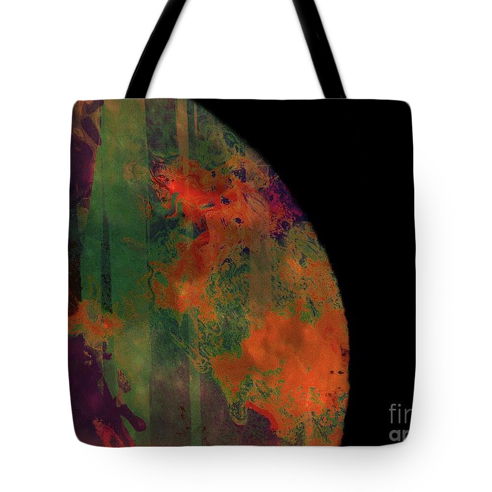 Abstract Tote Bag featuring the photograph Phases Of The Moon #2 by Marcia Lee Jones