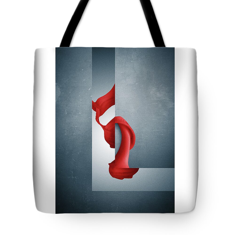 Abstract Tote Bag featuring the photograph Pheno by Joseph Westrupp