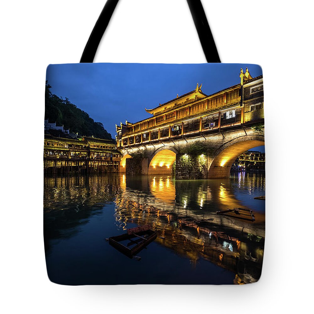 Ancient Tote Bag featuring the photograph Phoenix Ancient Town by Arj Munoz