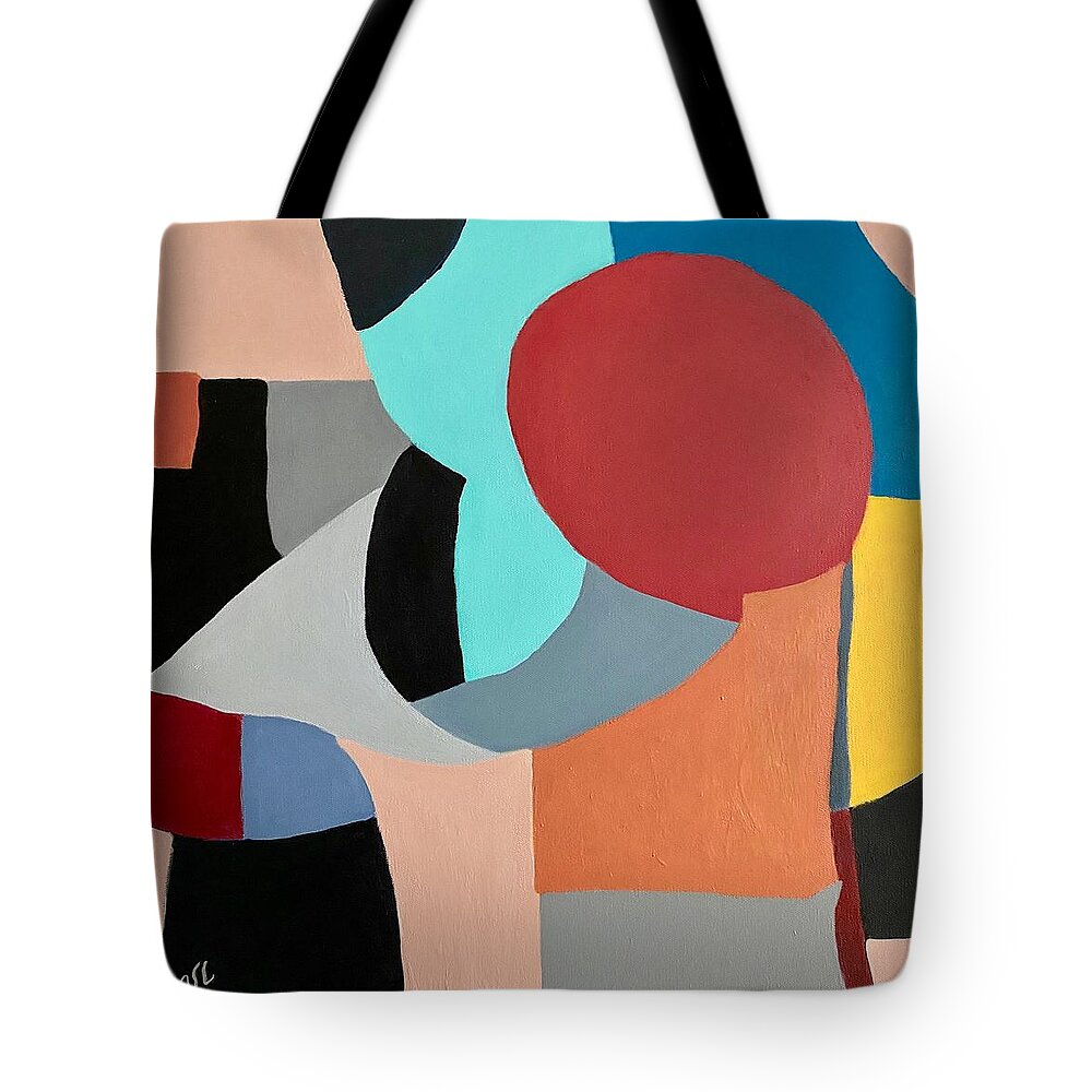 Midcentury Tote Bag featuring the painting Martini Girl by Victoria Lakes