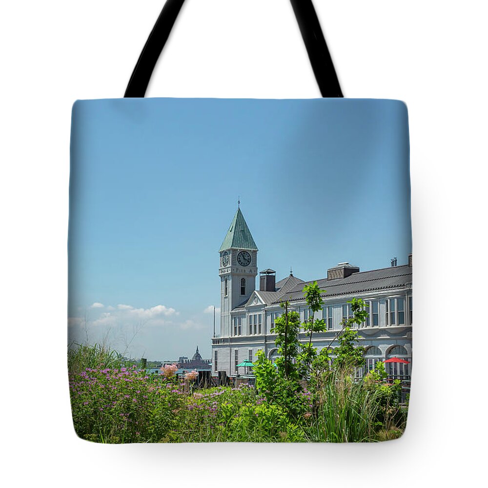 Pier A Harbor House Tote Bag featuring the photograph Pier A Harbor House by Cate Franklyn