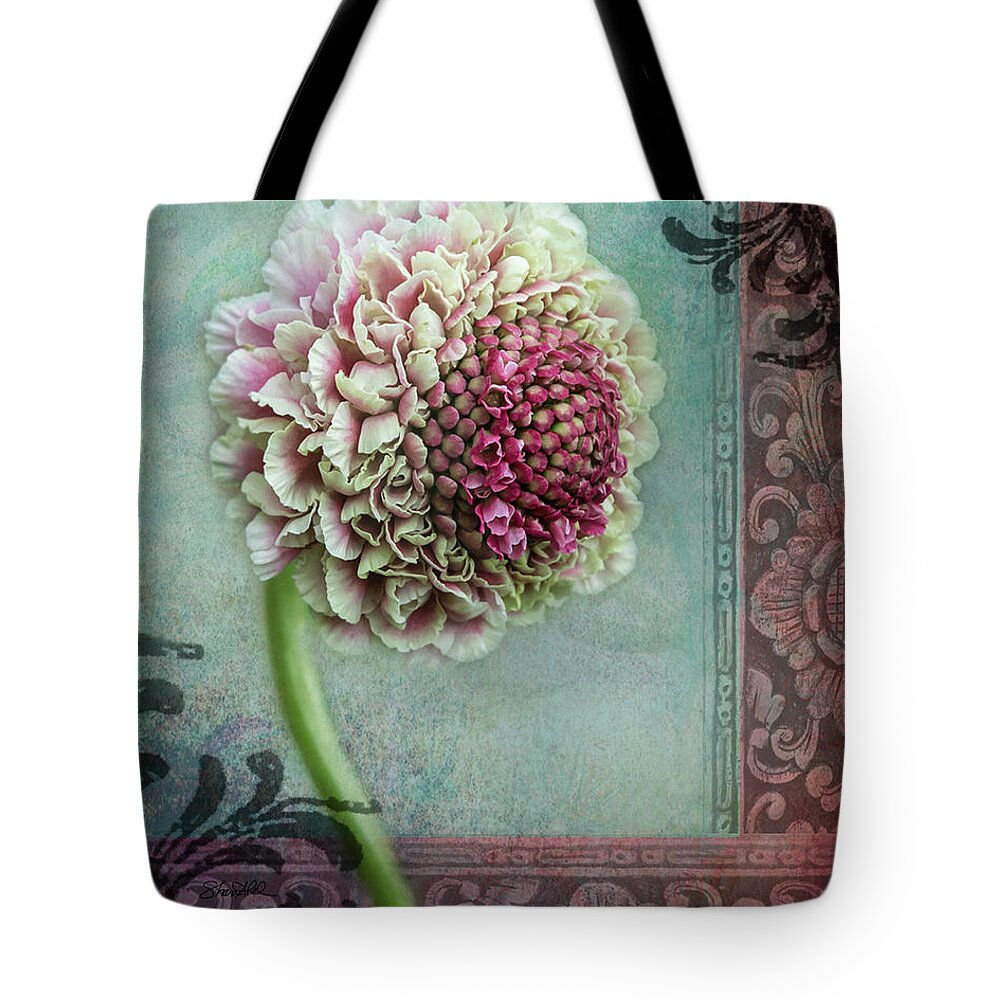 Fine Art Tote Bag featuring the photograph Pincushion Collage-Right by Shara Abel