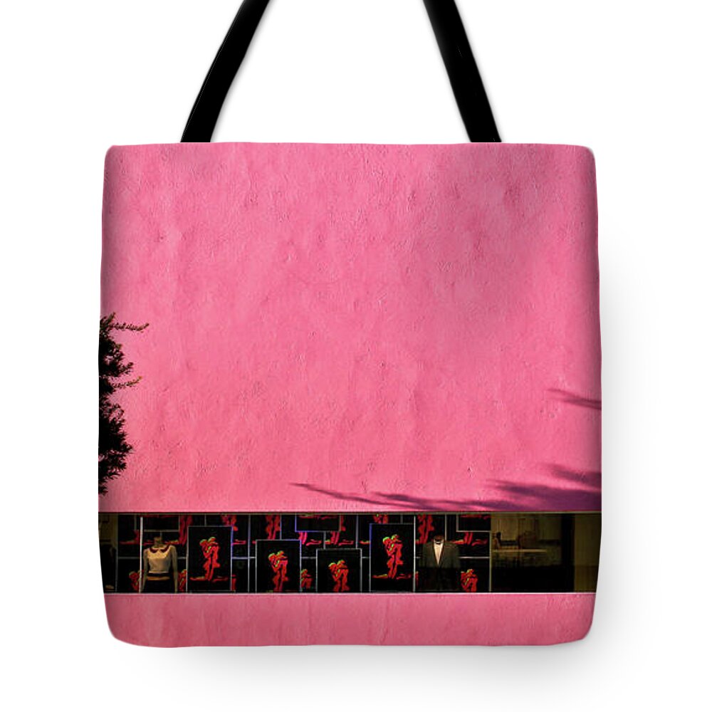 Street Photography Tote Bag featuring the photograph Pink by Eyes Of CC