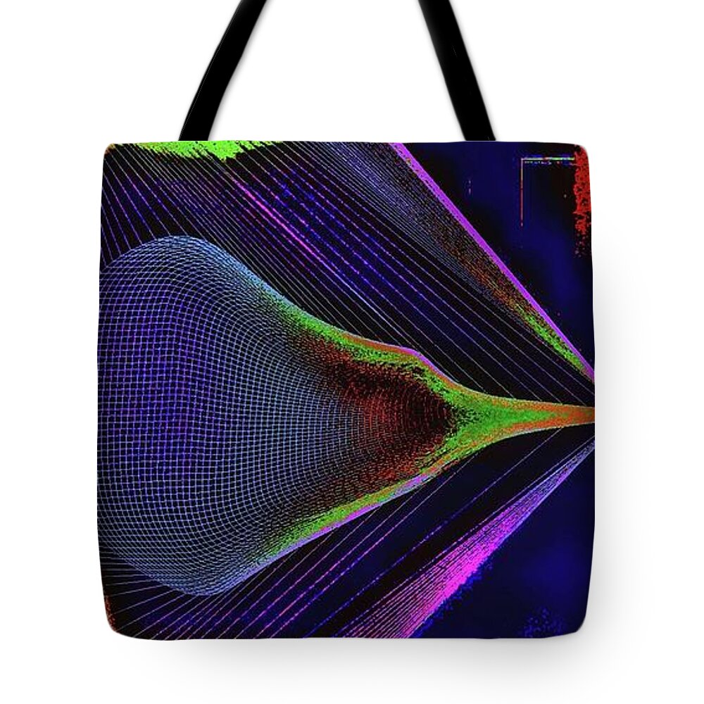  Tote Bag featuring the digital art Pinpoint 2 by Glenn Hernandez