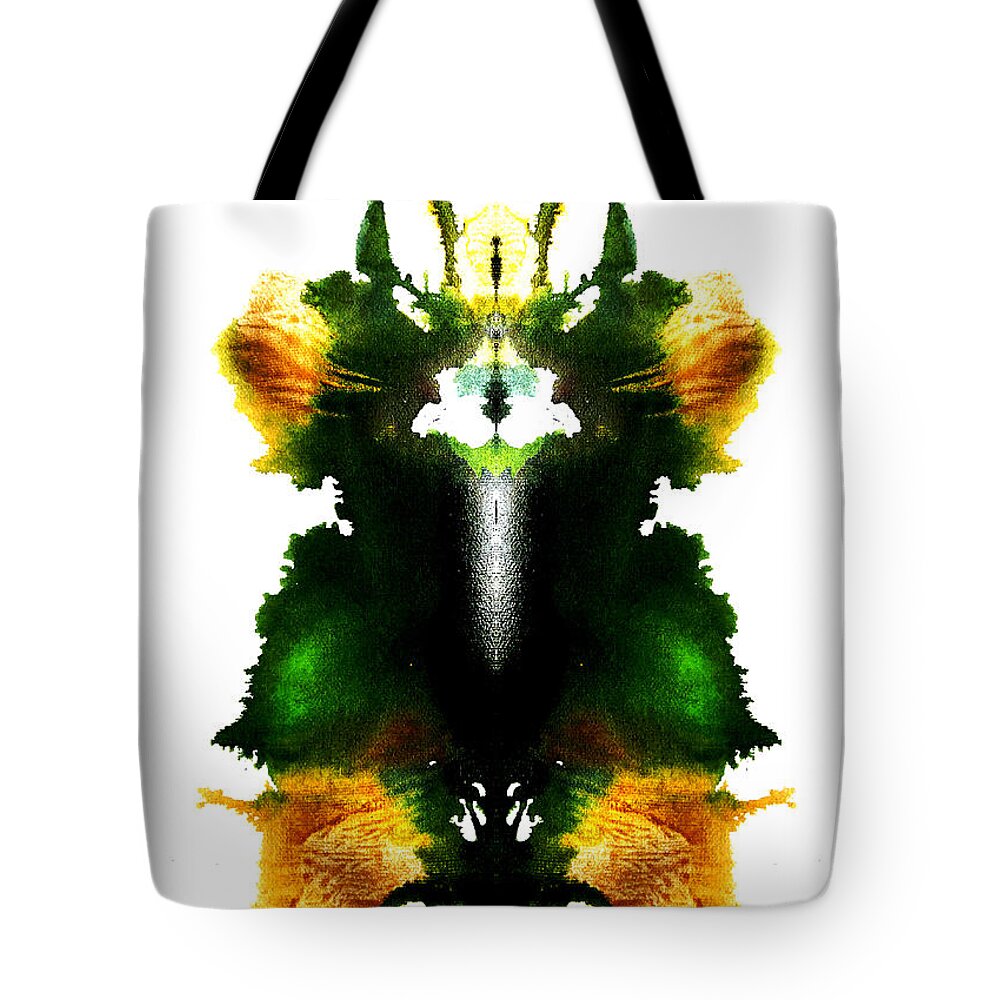 Ink Blot Tote Bag featuring the painting Plant Parenting by Stephenie Zagorski