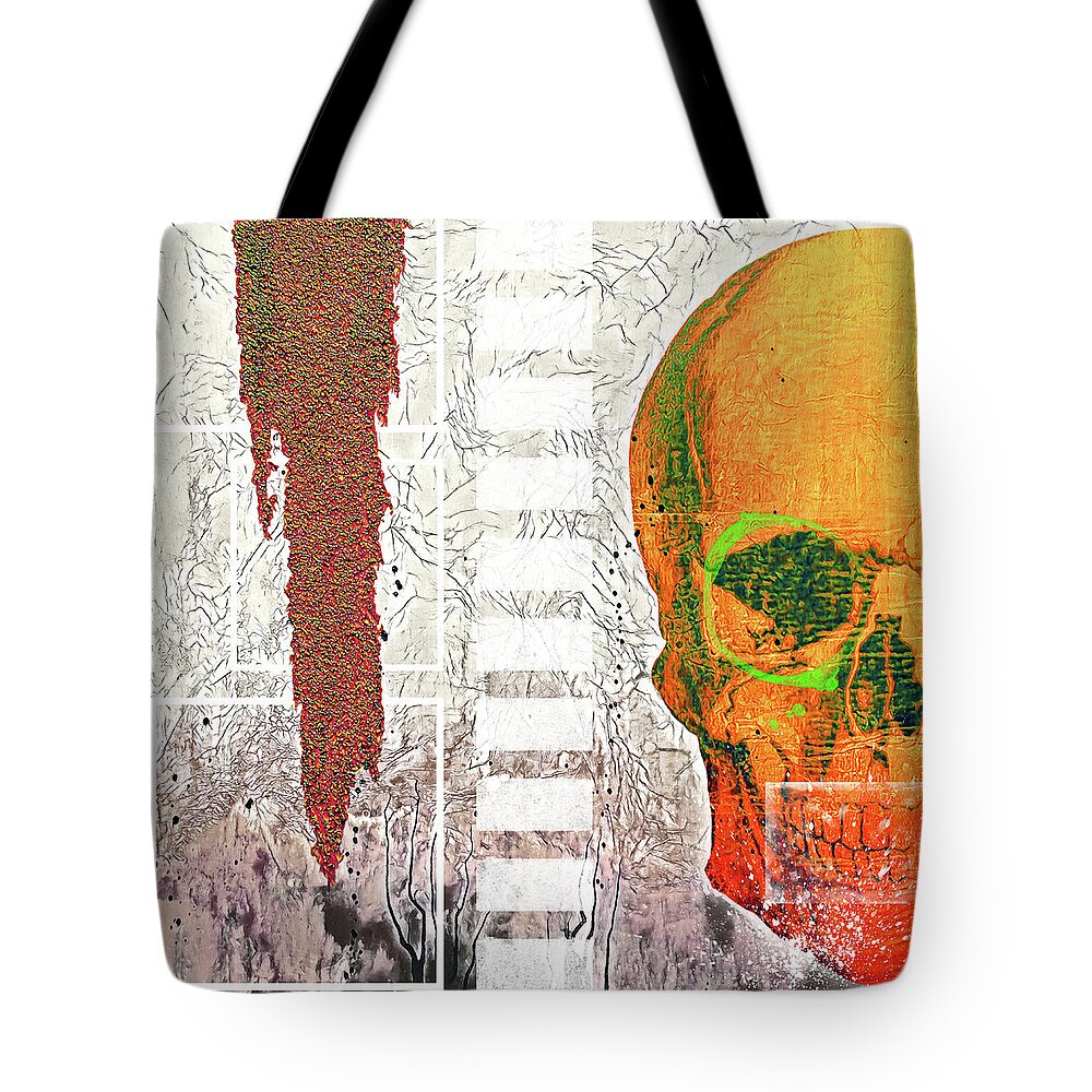 Bobby Zeik Tote Bag featuring the digital art Playing Pretend NFT design 11 by Bobby Zeik