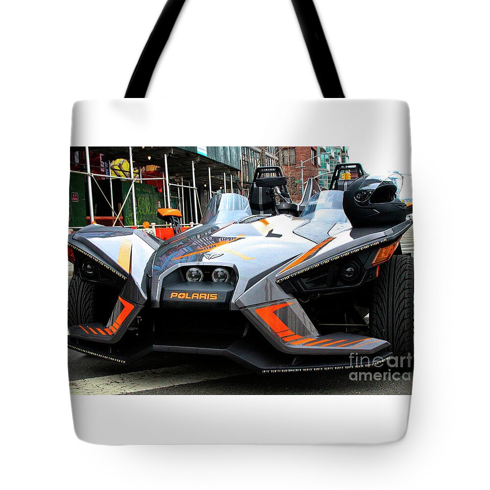 Polaris Tote Bag featuring the photograph Polaris Slingshot - Study II by Doc Braham