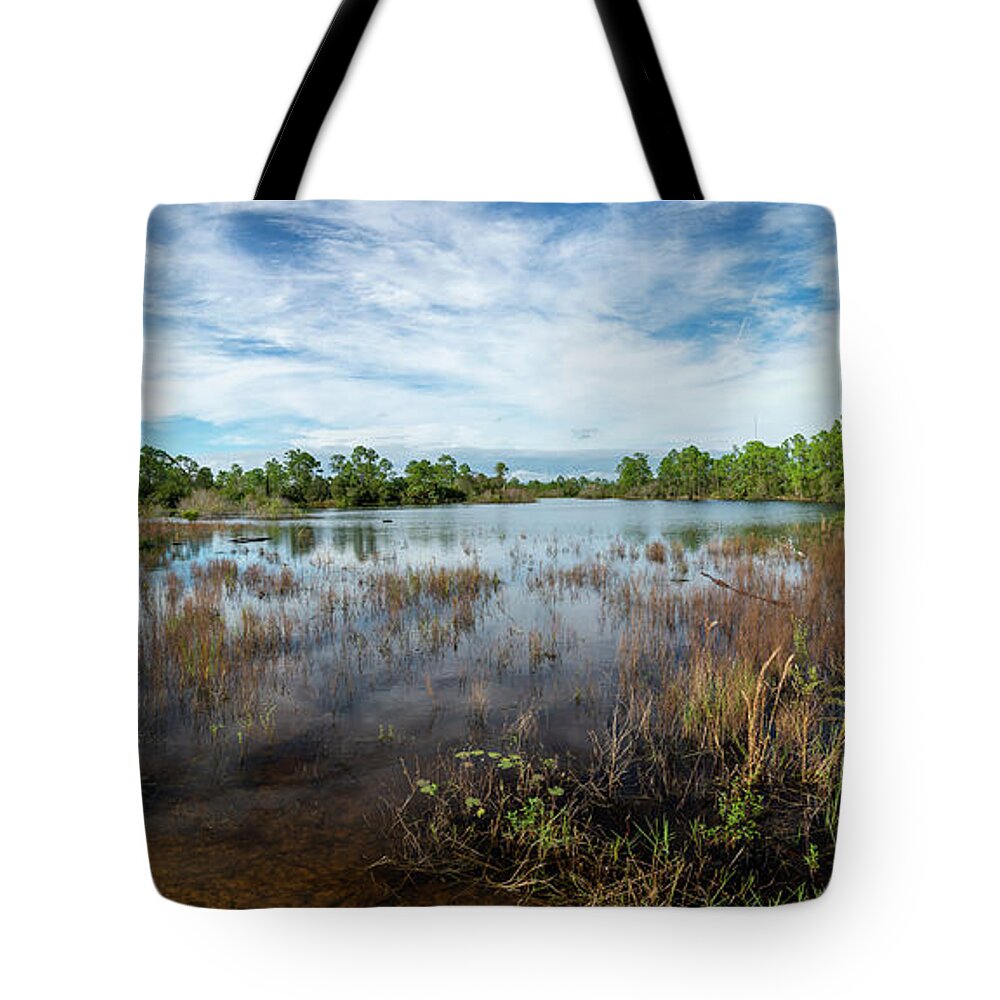 Florida Tote Bag featuring the photograph Pop Ash Creek by Robert McKay Jones