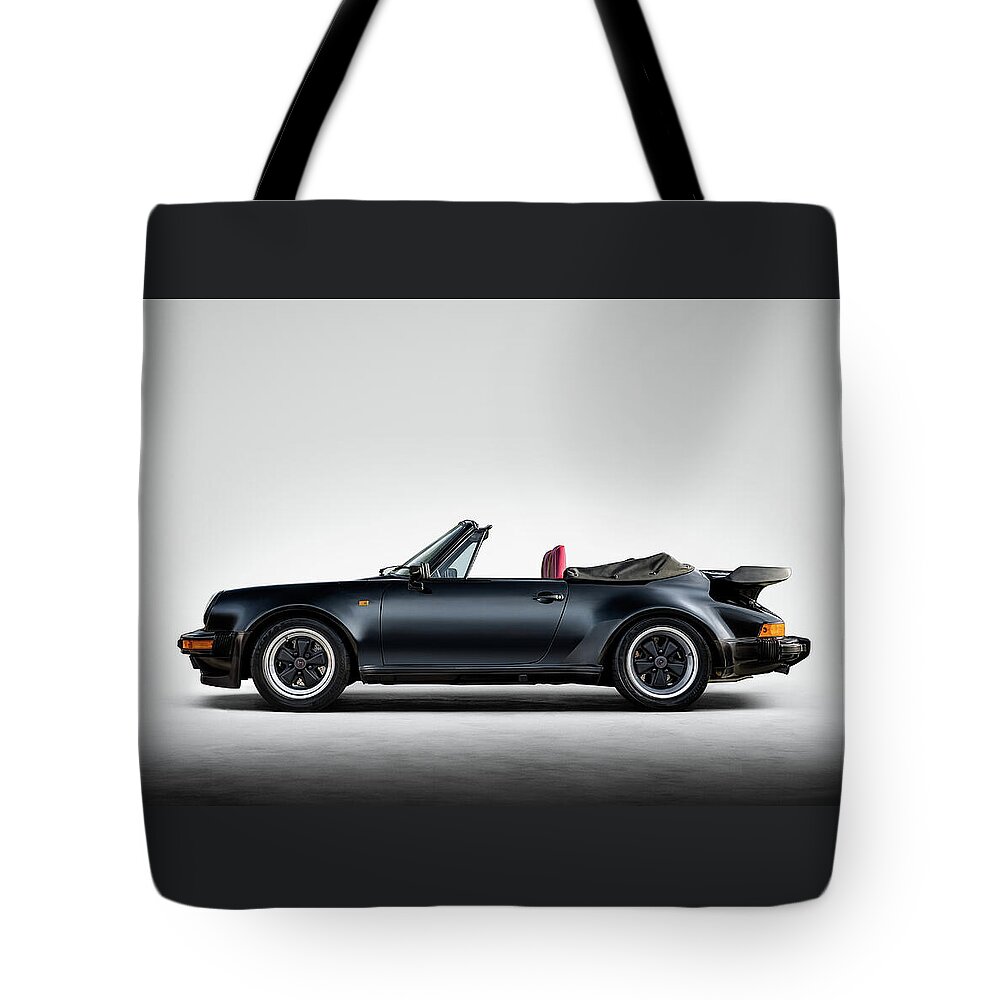 Porsche 911 Tote Bag featuring the digital art Porsche 911 Cabrio by Douglas Pittman