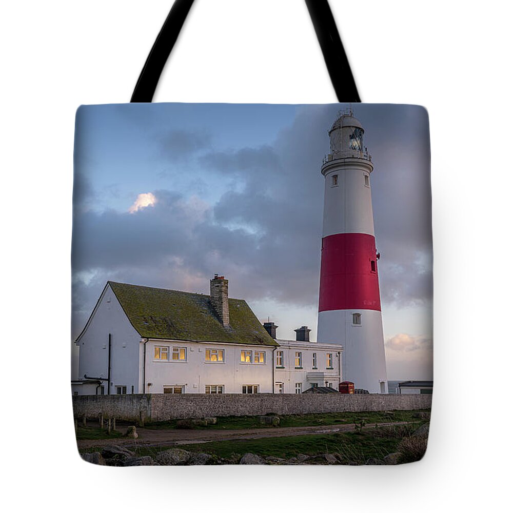Portland Tote Bag featuring the photograph Portland Bill by Chris Boulton