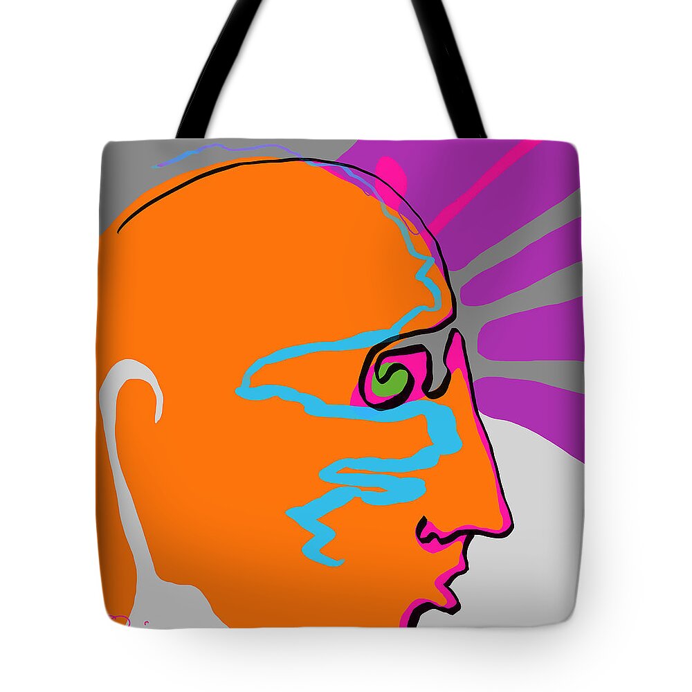 Quiros Tote Bag featuring the digital art Postulate by Jeffrey Quiros