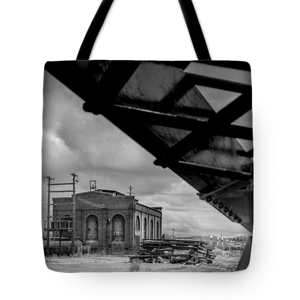 Round House Tote Bag featuring the photograph Power House by Laura Terriere