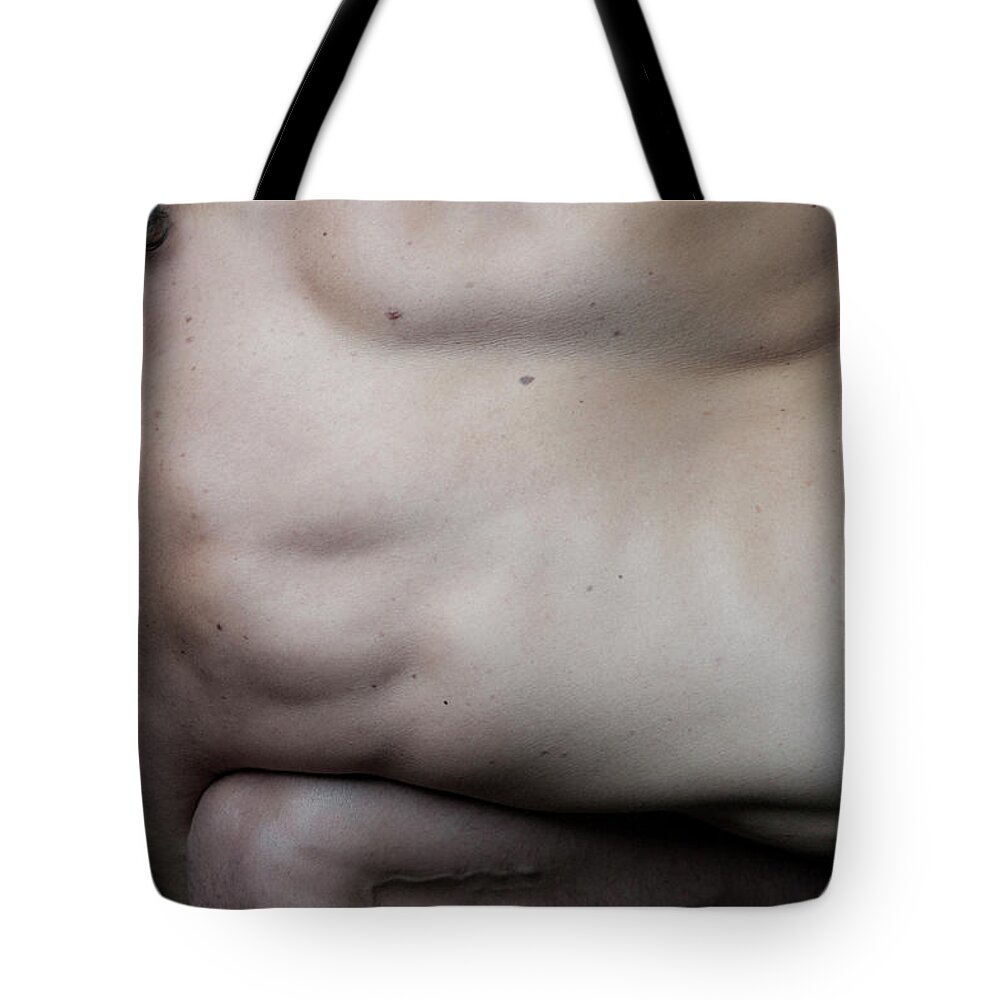 Yoga Tote Bag featuring the photograph Prayer Twist #1 by Marian Tagliarino