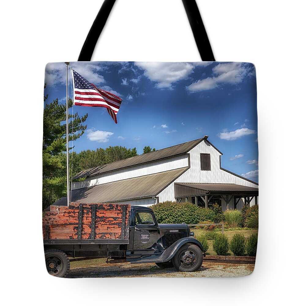 Preservation Tote Bag featuring the photograph Preservation Distillery - Bardstown Kentucky by Susan Rissi Tregoning