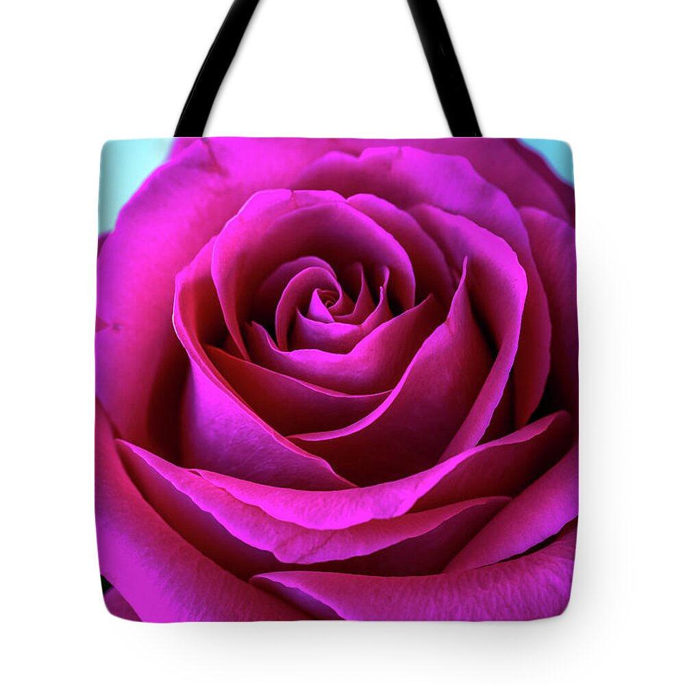 Pretty Rosey Tote Bag featuring the photograph Pretty Rosey by Az Jackson