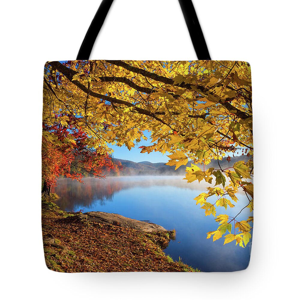 Price Lake Tote Bag featuring the photograph Price Lake by Anthony Heflin