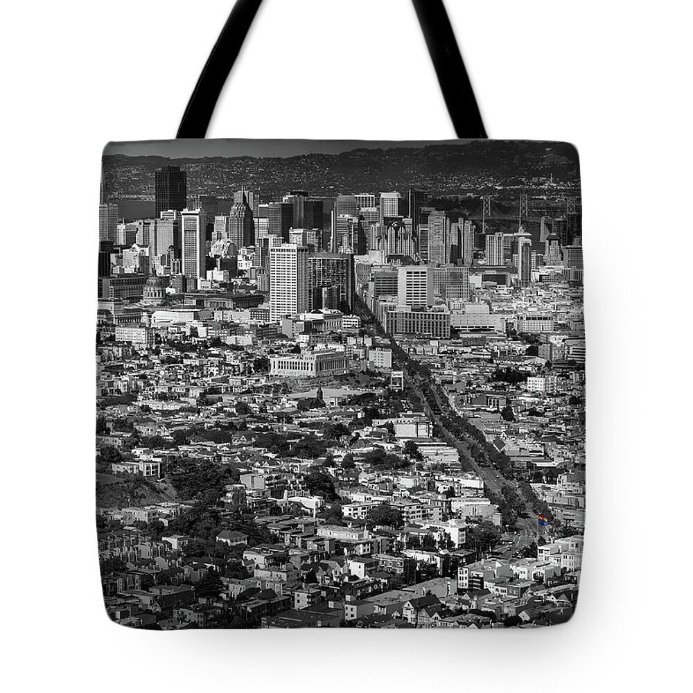 Pride Of San Francisco Tote Bag featuring the photograph Pride Of San Francisco by Doug Sturgess