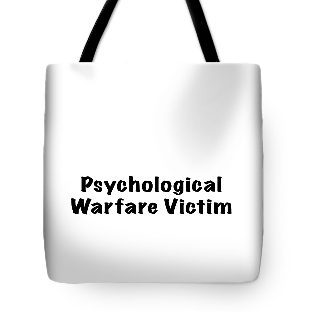 Face Mask Tote Bag featuring the photograph Psychological Warfare Victim by Mark Stout