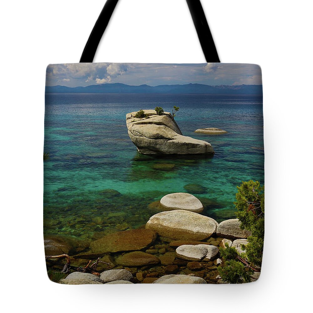  Tote Bag featuring the photograph Bonsai Rock by John T Humphrey