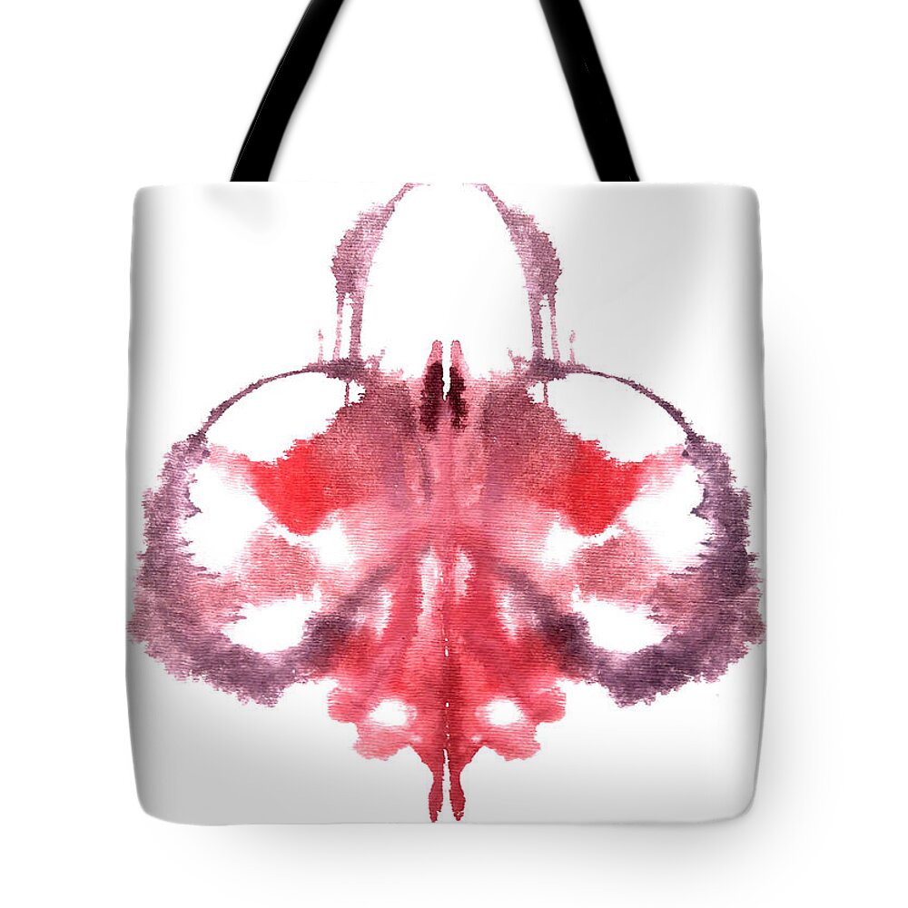 Abstract Tote Bag featuring the painting Radiation Love by Stephenie Zagorski