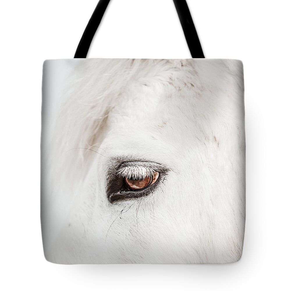 Photographs Tote Bag featuring the photograph Raider II - Horse Art by Lisa Saint