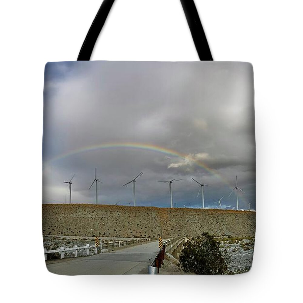 Rainbow Tote Bag featuring the photograph Rainbow by Chris Tarpening