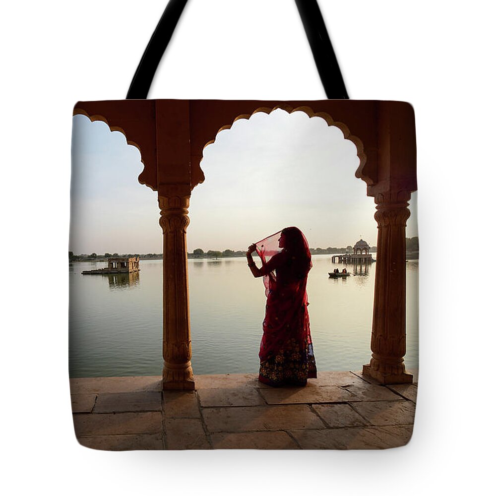 Rajasthan Tote Bag featuring the photograph Serendipity - Rajasthan Desert, India by Earth And Spirit