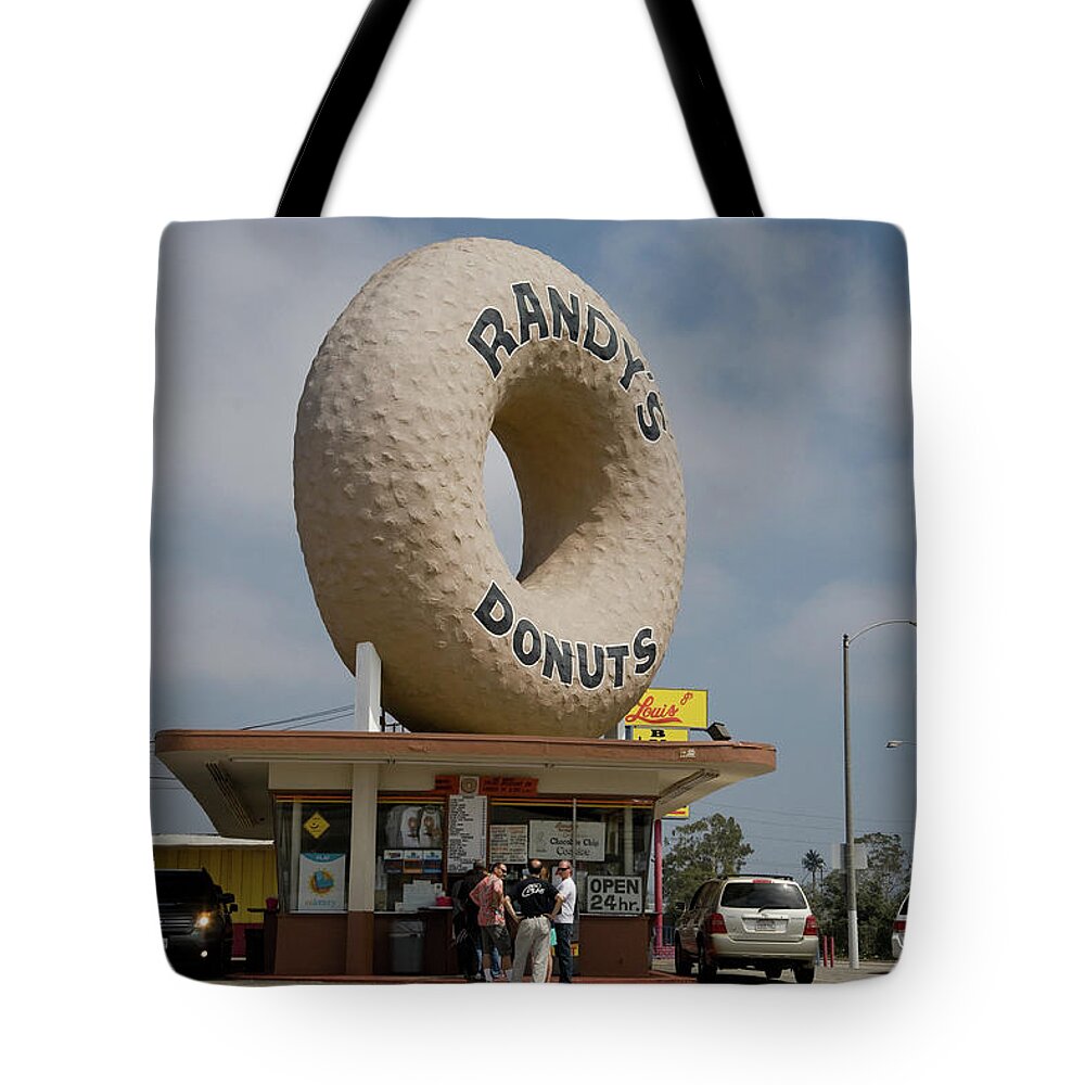 Donuts Tote Bag featuring the photograph Randy's Donuts by Matthew Bamberg