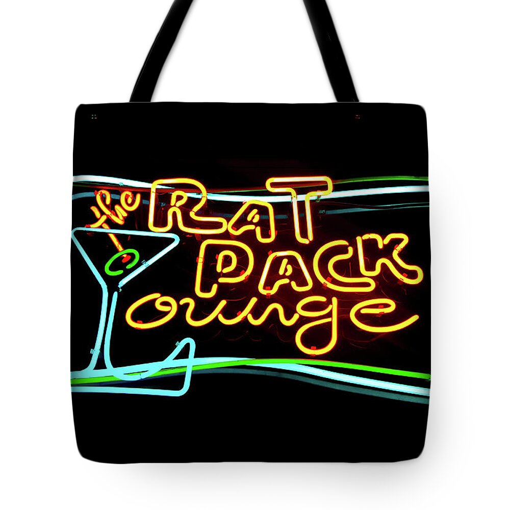Rat Tote Bag featuring the photograph Rat Pack Lounge by Matthew Bamberg