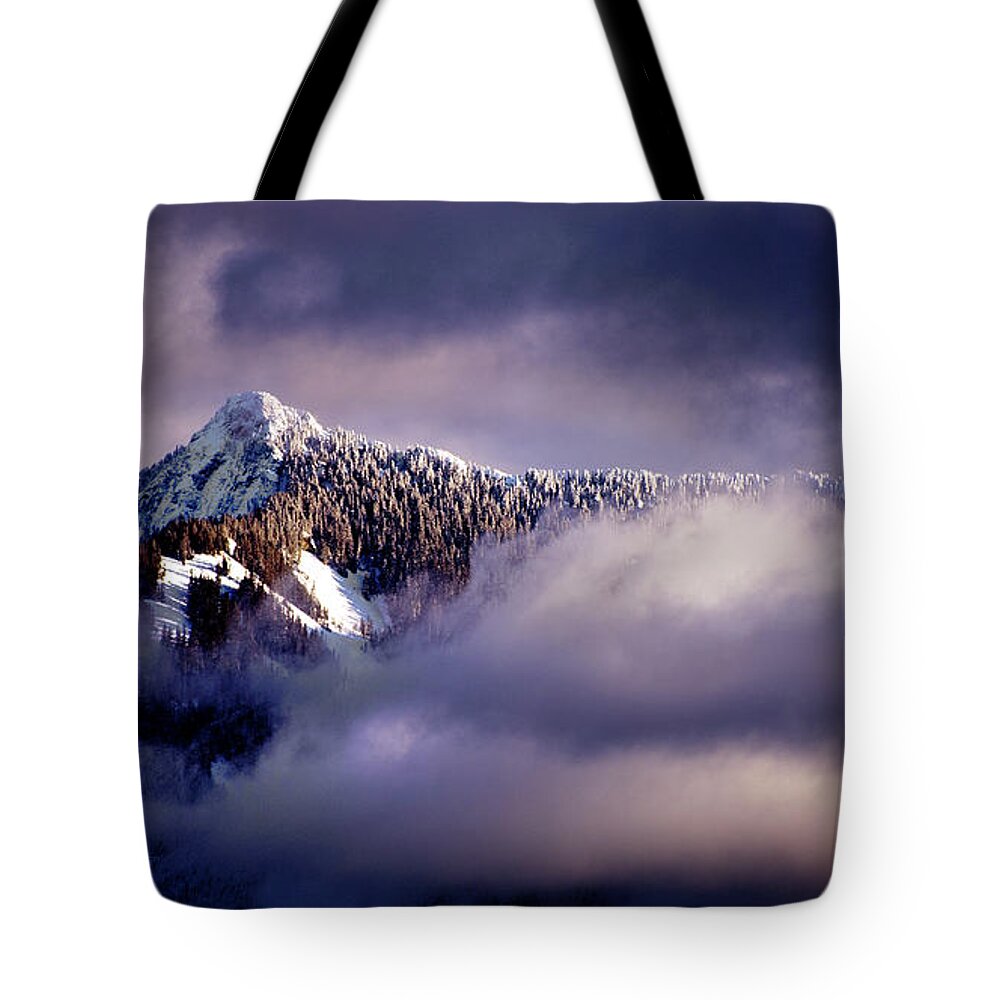 Fine Art Tote Bag featuring the photograph Rattlesnake Mountain by Greg Sigrist