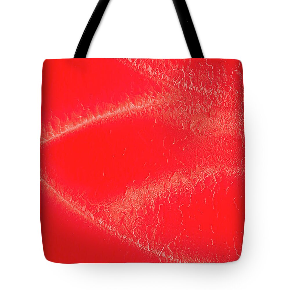 Valentine Tote Bag featuring the photograph Ravishing Red Is For Lovers by Ken Sexton