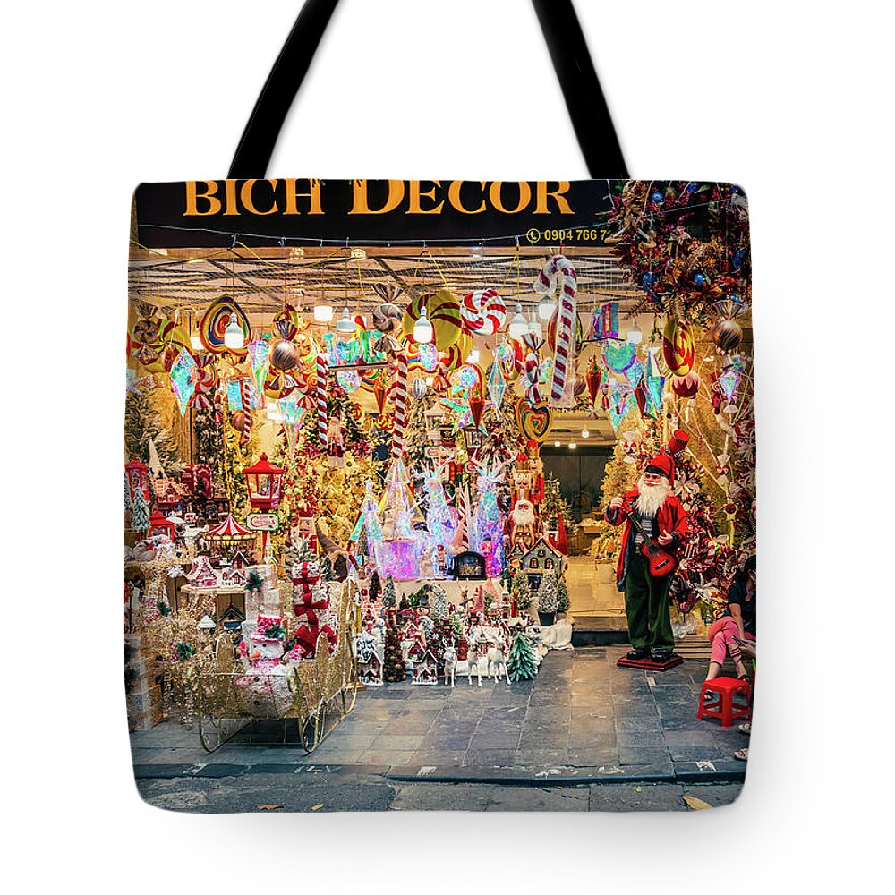 Asia Tote Bag featuring the photograph Ready for Christmas by Alexey Stiop