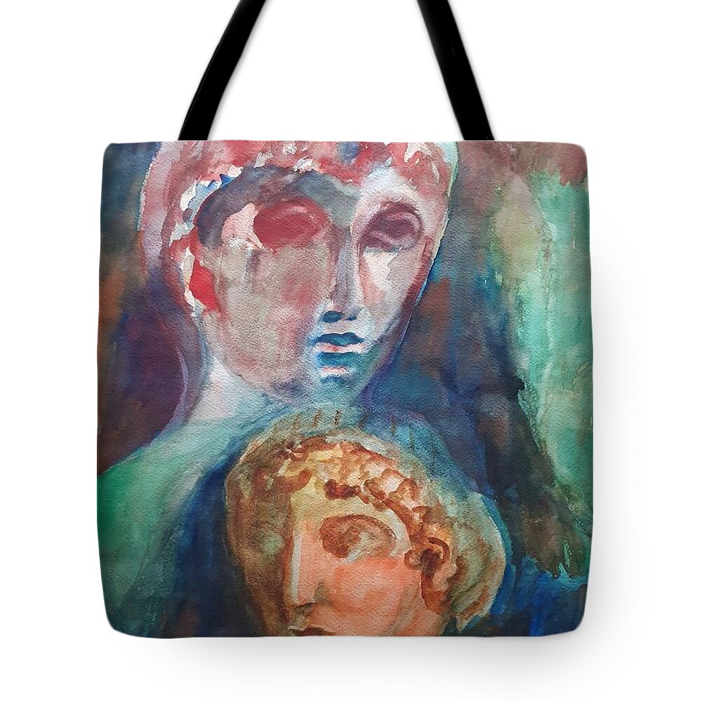 Masterpiece Paintings Tote Bag featuring the painting Reborn by Enrico Garff