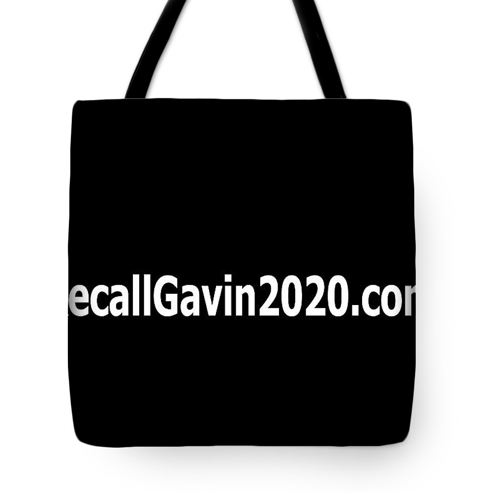 Recall Gavin Newsom Tote Bag featuring the photograph Recall Gavin Newsom Face Mask by Mark Stout