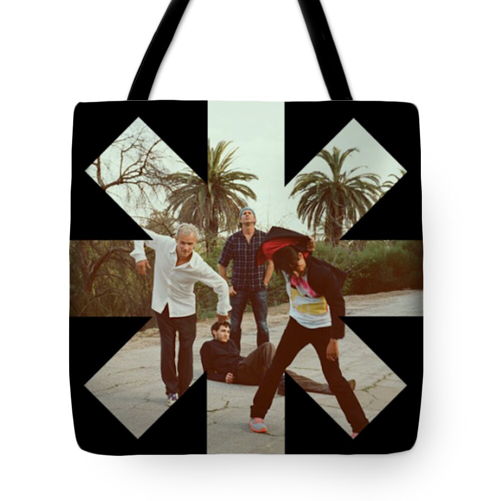  Red Hot Chili Peppers Tote Bag featuring the digital art Red hot by Jett Berge
