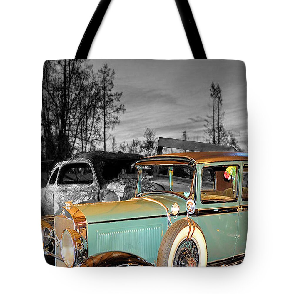 Junk-yard Tote Bag featuring the digital art Redemption by Tristan Armstrong
