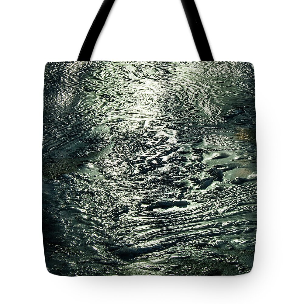 Reflection Tote Bag featuring the photograph Reflections on Ice by Craig A Walker