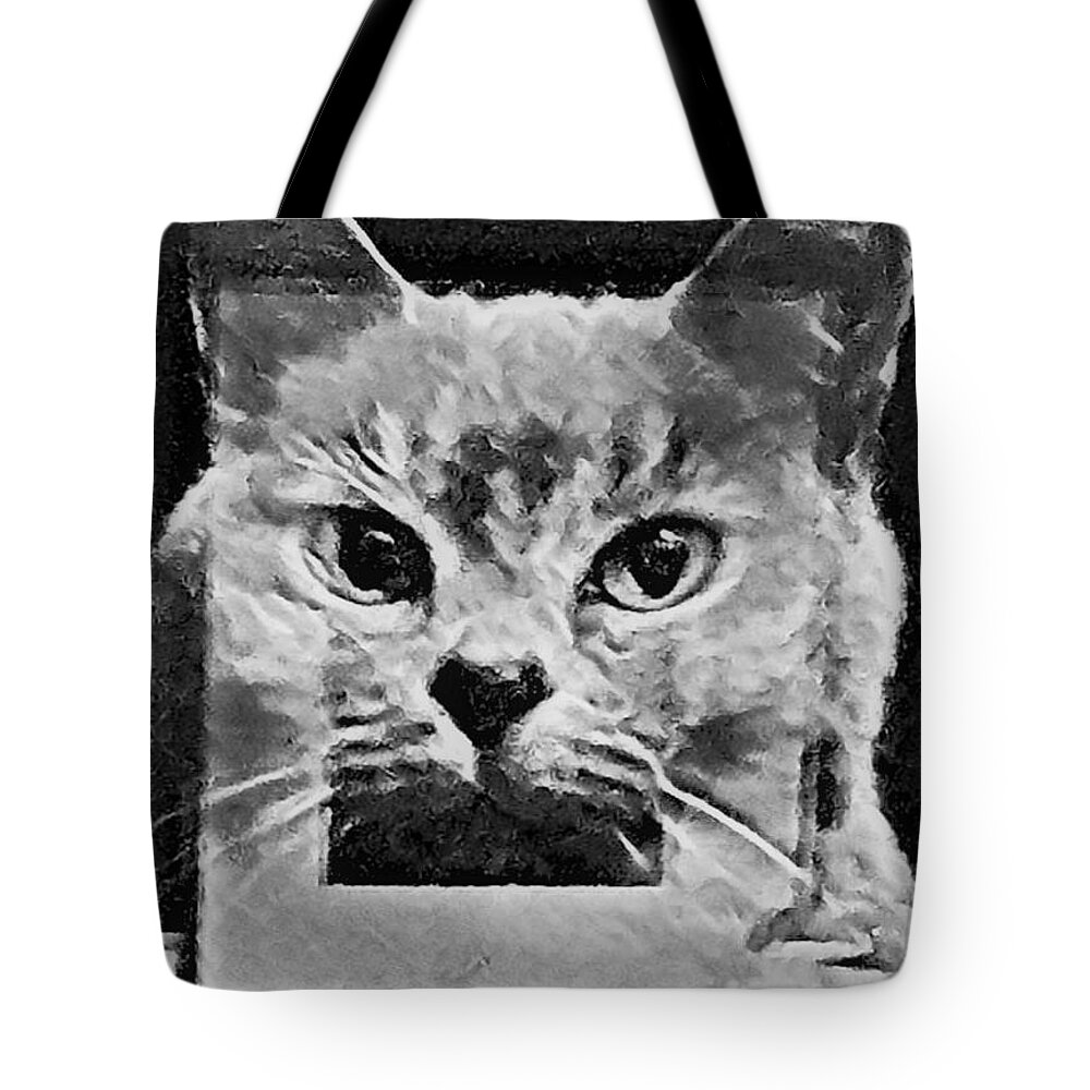 Digital Art Tote Bag featuring the photograph Reflections by Tracey Lee Cassin