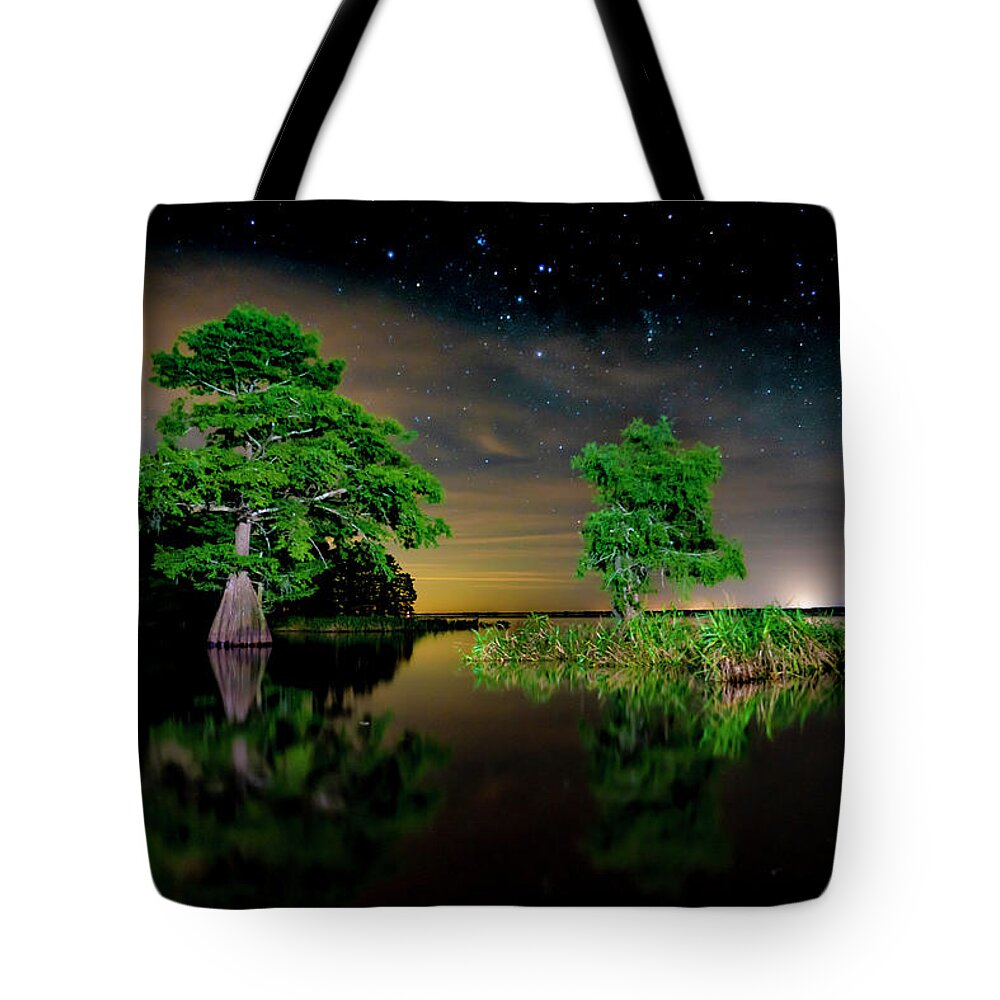 Astro Tote Bag featuring the photograph Reflections2 by Todd Tucker