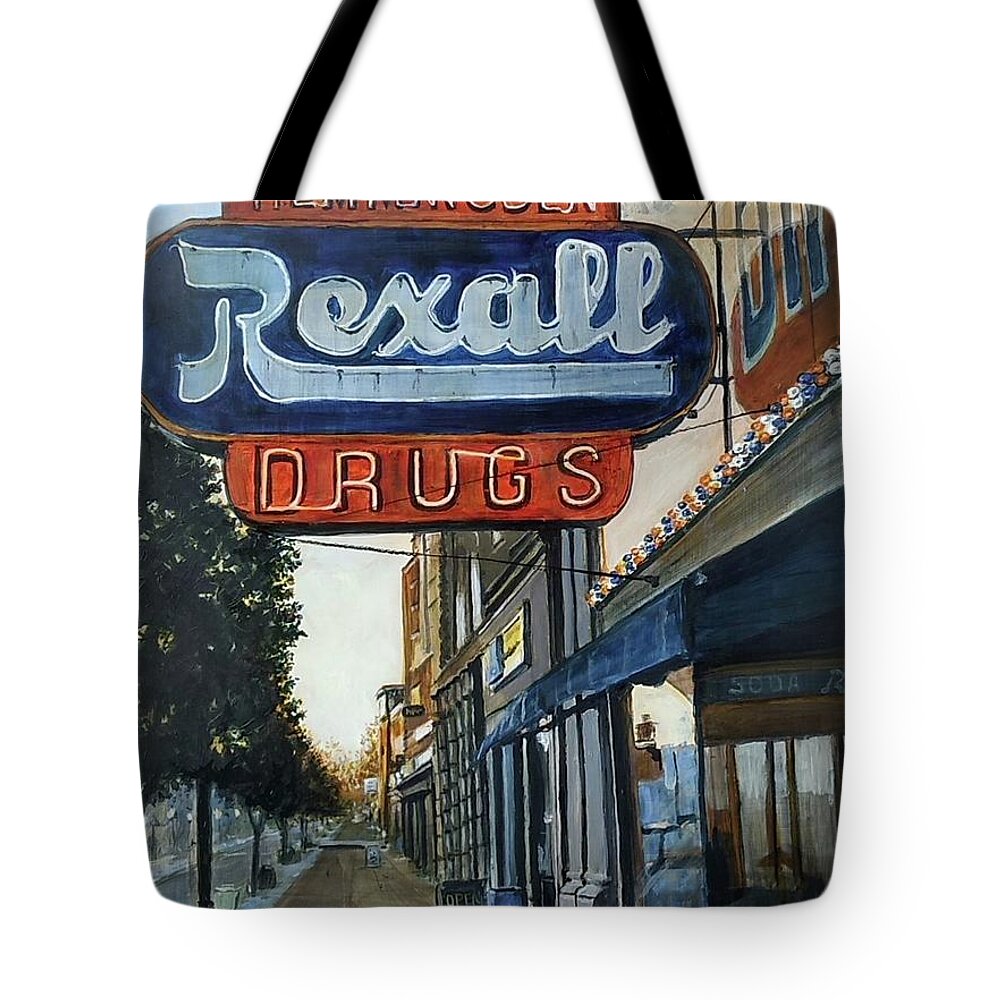 Americana Tote Bag featuring the painting Remembrance by William Brody