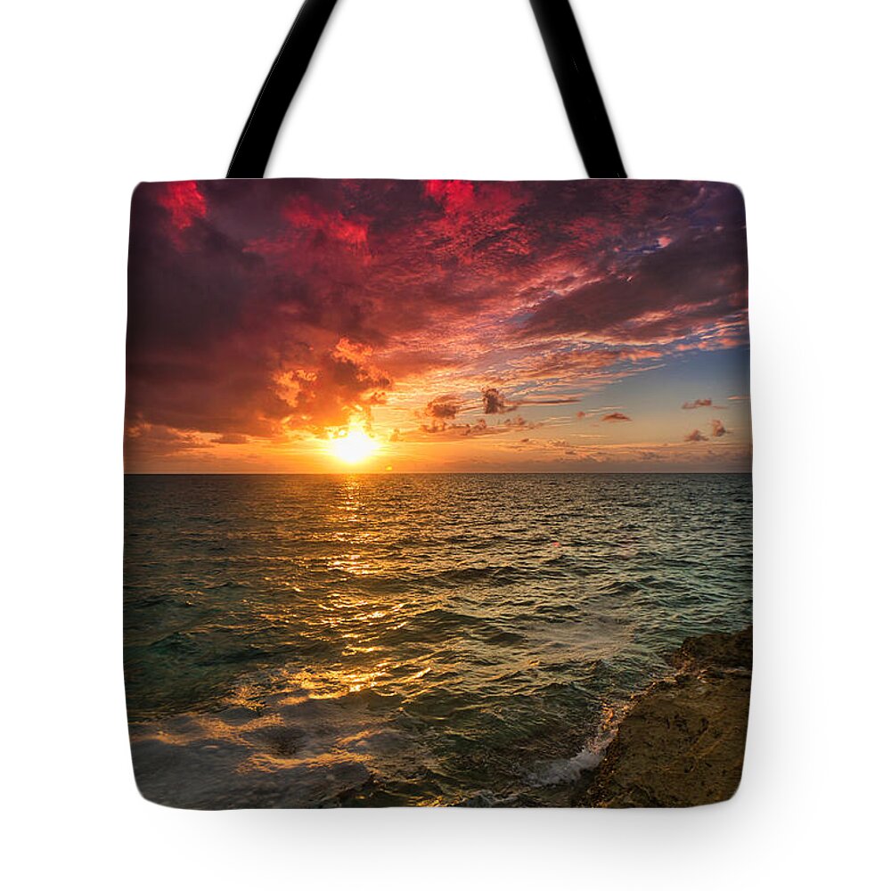 Sunrise Tote Bag featuring the photograph Renewal by Montez Kerr