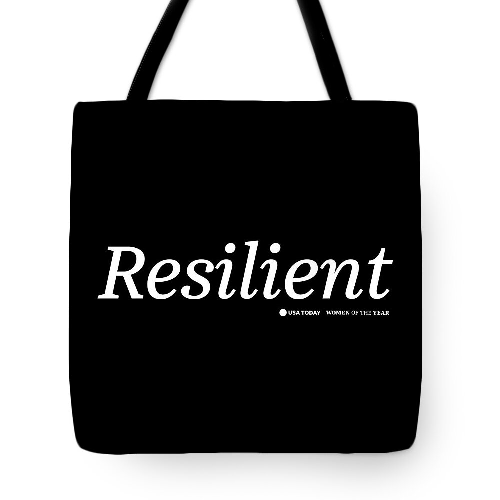 Usa Today Tote Bag featuring the digital art Resilient White by Gannett Co