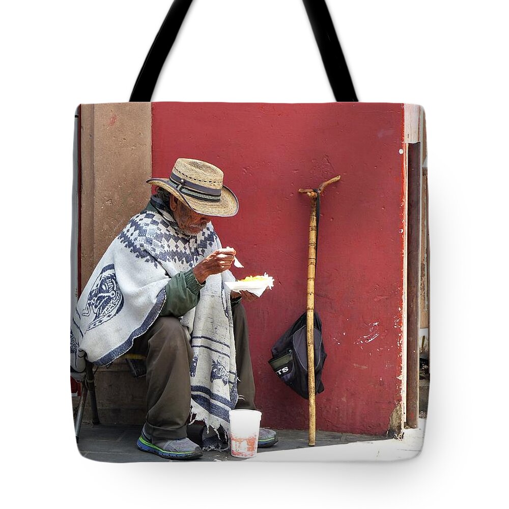 Patzcuaro Tote Bag featuring the photograph Rest Stop by Rosanne Licciardi