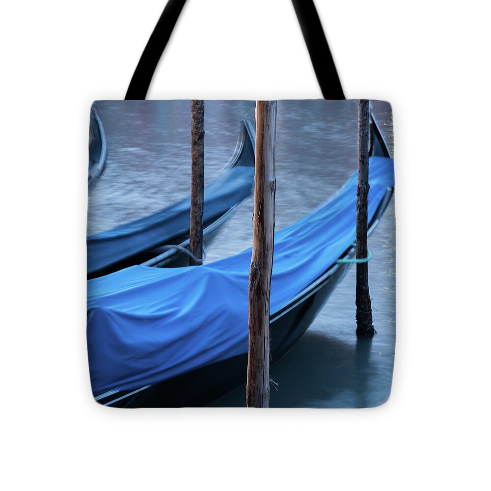 Italy Tote Bag featuring the photograph Resting Gondolas, Venice, Italy by Sarah Howard