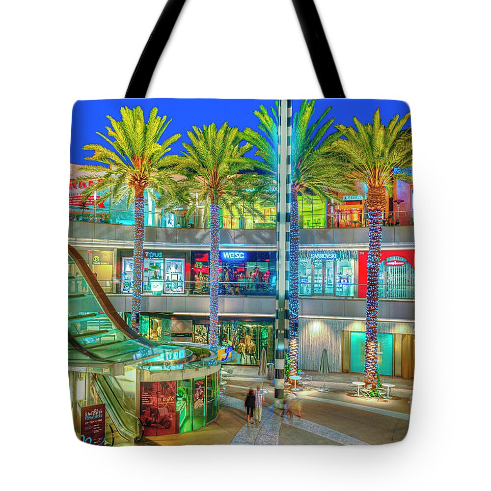 Santa Monica Place Tote Bag featuring the photograph Retail Customer Experience by David Zanzinger