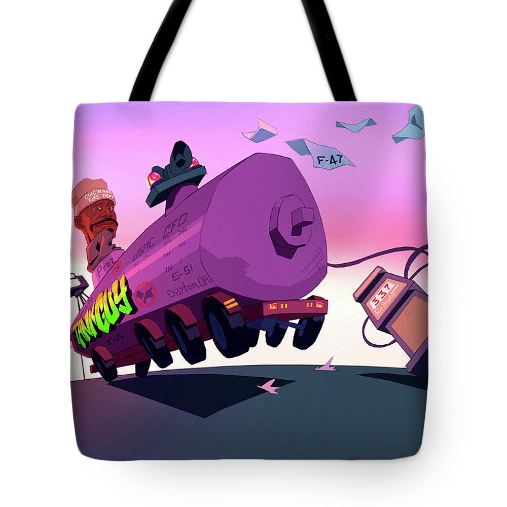  Tote Bag featuring the digital art Retirement Flyer by Al Harden