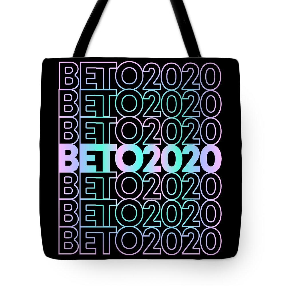 Cool Tote Bag featuring the digital art Retro Beto 2020 by Flippin Sweet Gear