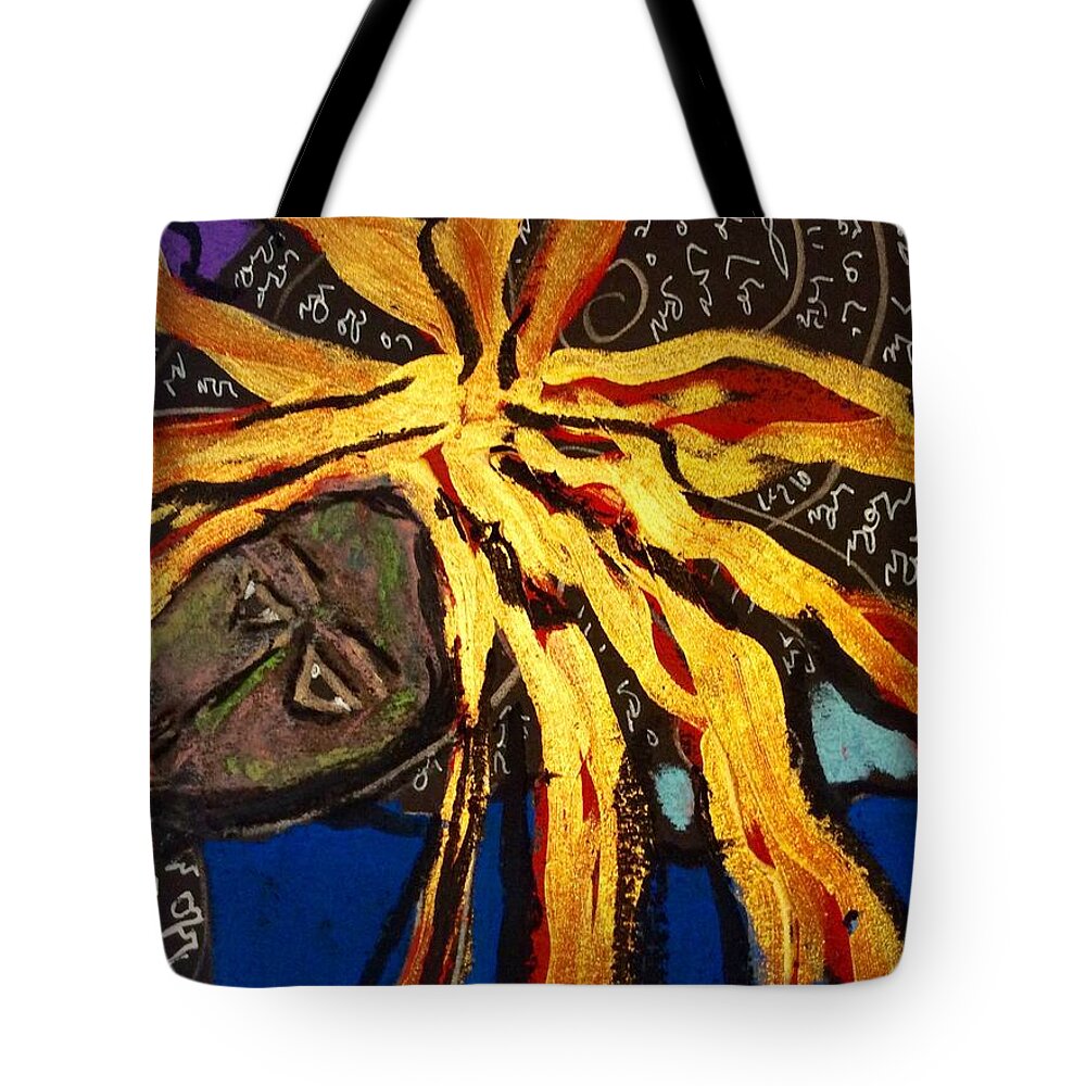  Tote Bag featuring the mixed media Return of the Mother 1 by Clarity Artists