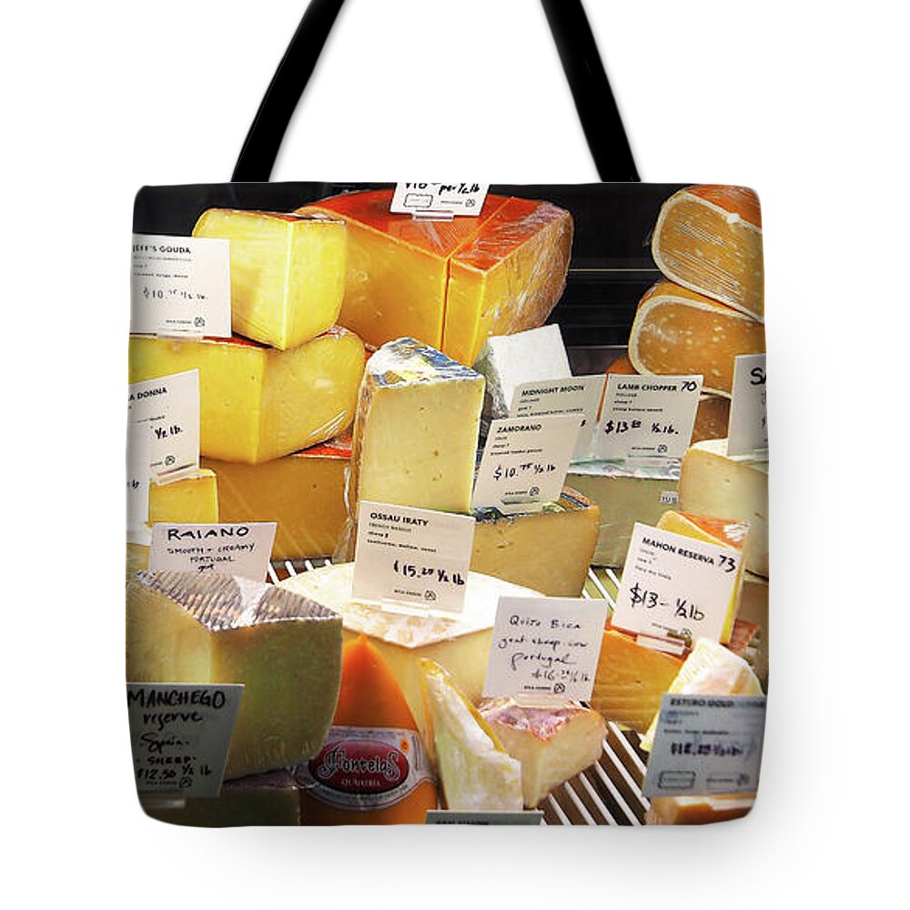 Cheese Tote Bag featuring the photograph Rever de fromage by Joe Schofield