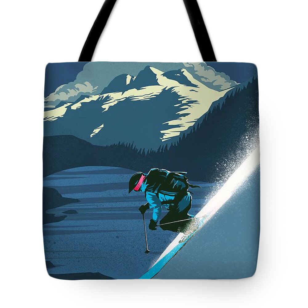  Tote Bag featuring the painting Revy by Sassan Filsoof